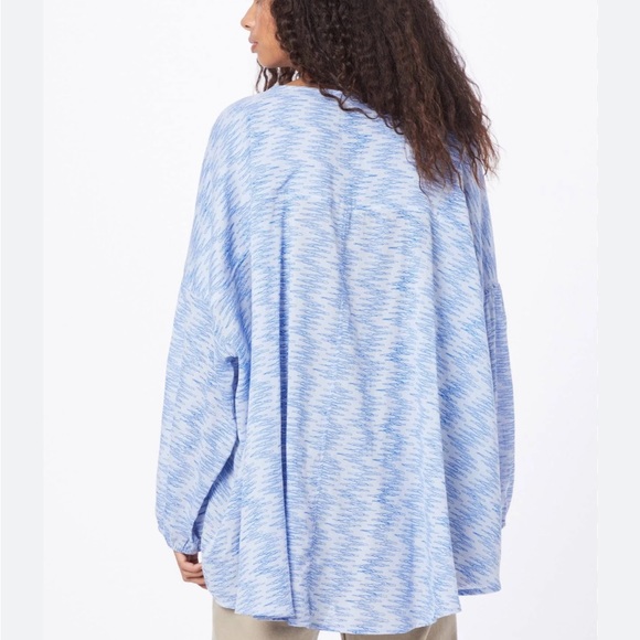 Free People Blooms For You Oversized Tunic Top - Picture 4 of 4